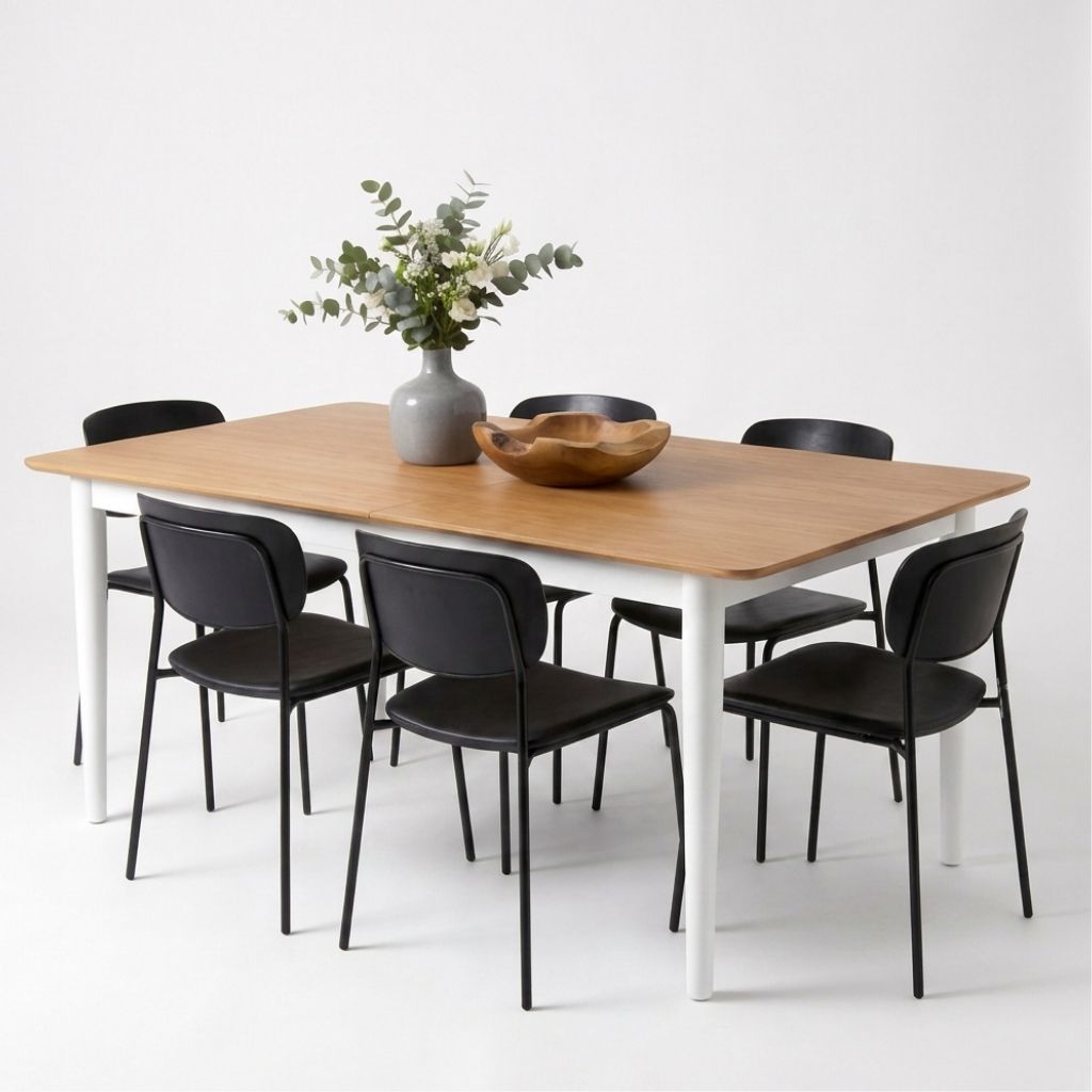 שולחן אוכל נפתח ULBAN WHITE